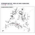 STEERING MOTOR - REPL BY 5ASV-104060-6200 product image