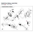 THROTTLE PEDAL, ELECTRIC product image