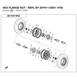 HEX FLANGE NUT product image