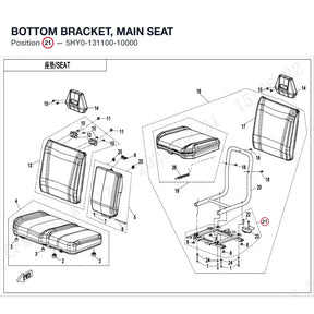 BOTTOM BRACKET, MAIN SEAT product image