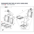 PASSANGER SEAT REPL BY 5HY0-132000-20000 product image