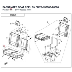 PASSANGER SEAT REPL BY 5HY0-132000-20000 product image