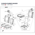 CUSHION RUBBER WAHSER product image