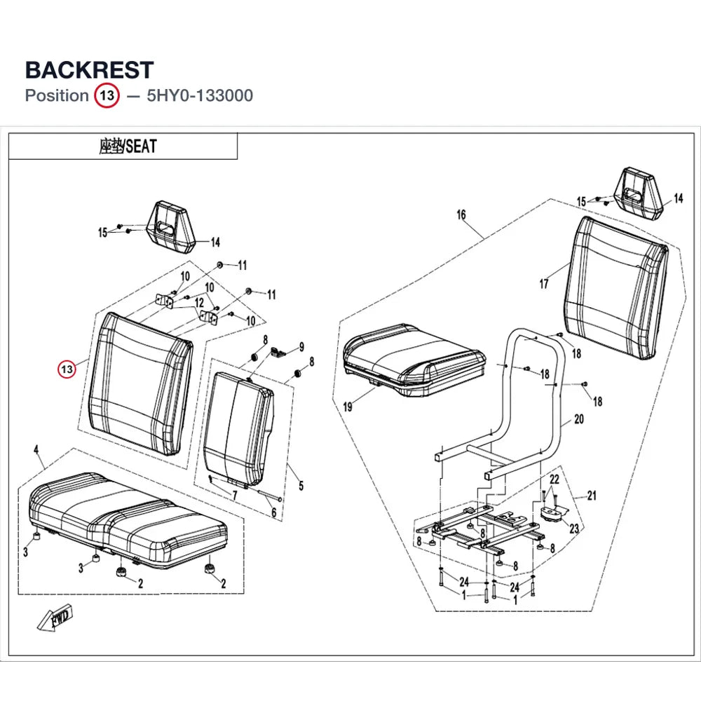 BACKREST product image