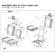 BACKREST REPL BY 5HYV-134000-1C00 product image