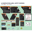 LH INSTRUCTION LABEL, SAFETY WARNING product image