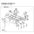 TORSIONAL SPRING, LH product image