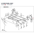 LH SIDE PANEL ASSY product image