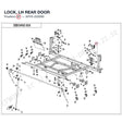 LOCK, LH REAR DOOR product image