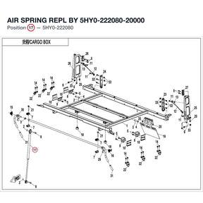 AIR SPRING REPL BY 5HY0-222080-20000 product image