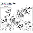 LH FENDER, CARGO BOX product image