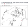 LH FRAME, FRONT CAB - REPL BY 5HYV-230100-1H02-0BP product image