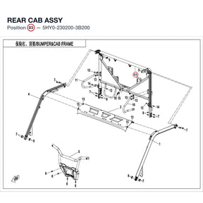 REAR CAB ASSY product image