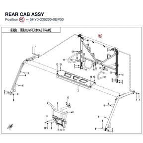 REAR CAB ASSY product image