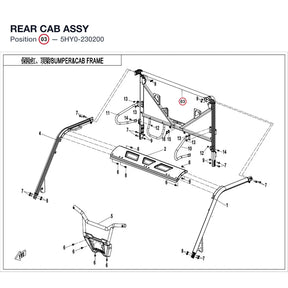 REAR CAB ASSY product image