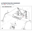 LH PROTECTION PIPE, PASSENGER product image