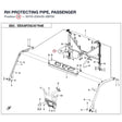 RH PROTECTING PIPE, PASSENGER product image