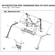 RH PROTECTION PIPE, PASSENGER REPL BY 5HY0-230420-1B200 product image