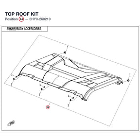 TOP ROOF KIT product image
