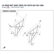LH SIDE NET ASSY REPL BY 5HYV-261100-1000 product image