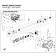FRONT DRIVE SHAFT product image