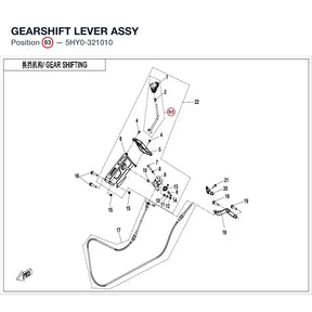 GEARSHIFT LEVER ASSY product image