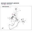 BRACKET, GEARSHIFT LIMITATOR product image