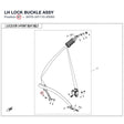 LH LOCK BUCKLE ASSY product image