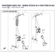 FASTENER ASSY, RH - WHEN STOCK IS 0 THIS ITEM IS NO LONGER AVAILABLE product image
