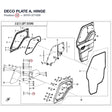 DECO PLATE A, HINGE product image