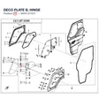 DECO PLATE B, HINGE product image