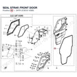 SEAL STRAP, FRONT DOOR product image