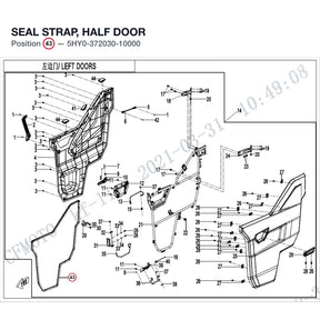 SEAL STRAP, HALF DOOR product image
