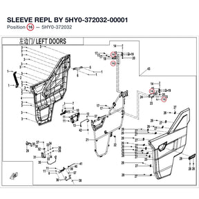 SLEEVE REPL BY 5HY0-372032-00001 product image