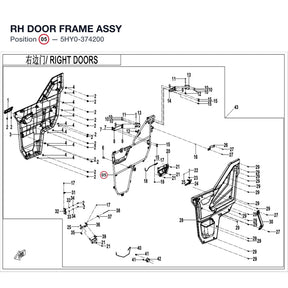 RH DOOR FRAME ASSY product image