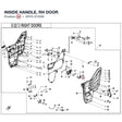 INSIDE HANDLE, RH DOOR product image