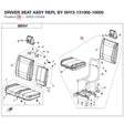 DRIVER SEAT ASSY REPL BY 5HY3-131000-10000 product image