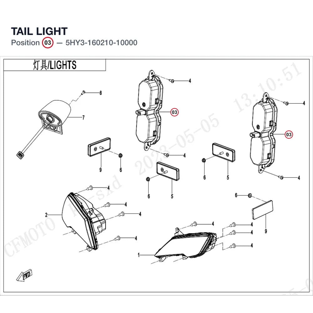 TAIL LIGHT product image