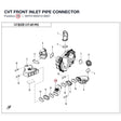 CVT FRONT INLET PIPE CONNECTOR product image