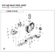 CVT AIR INLET PIPE JOINT product image