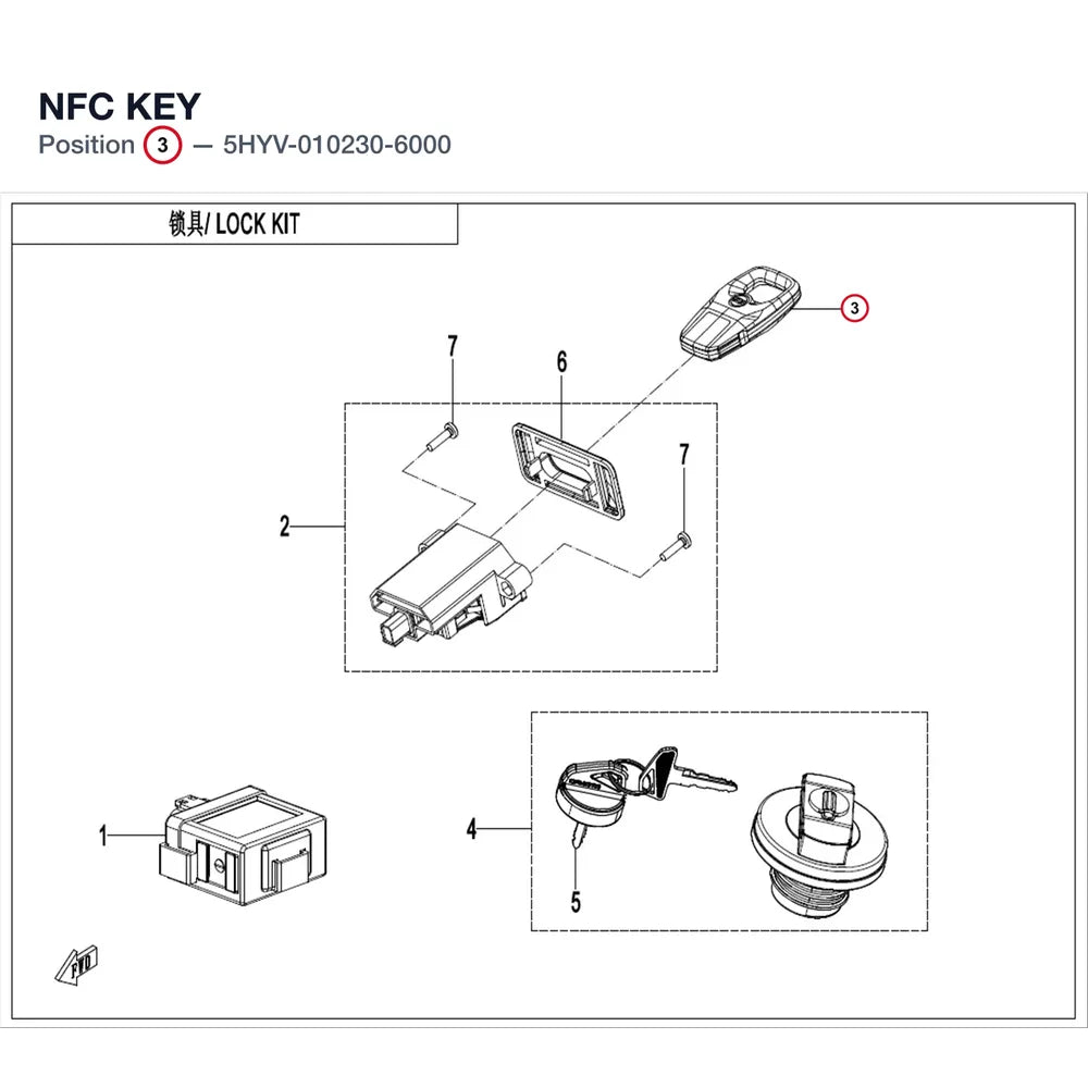 NFC KEY product image