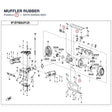 MUFFLER RUBBER product image