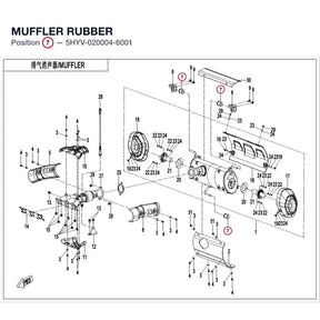 MUFFLER RUBBER product image