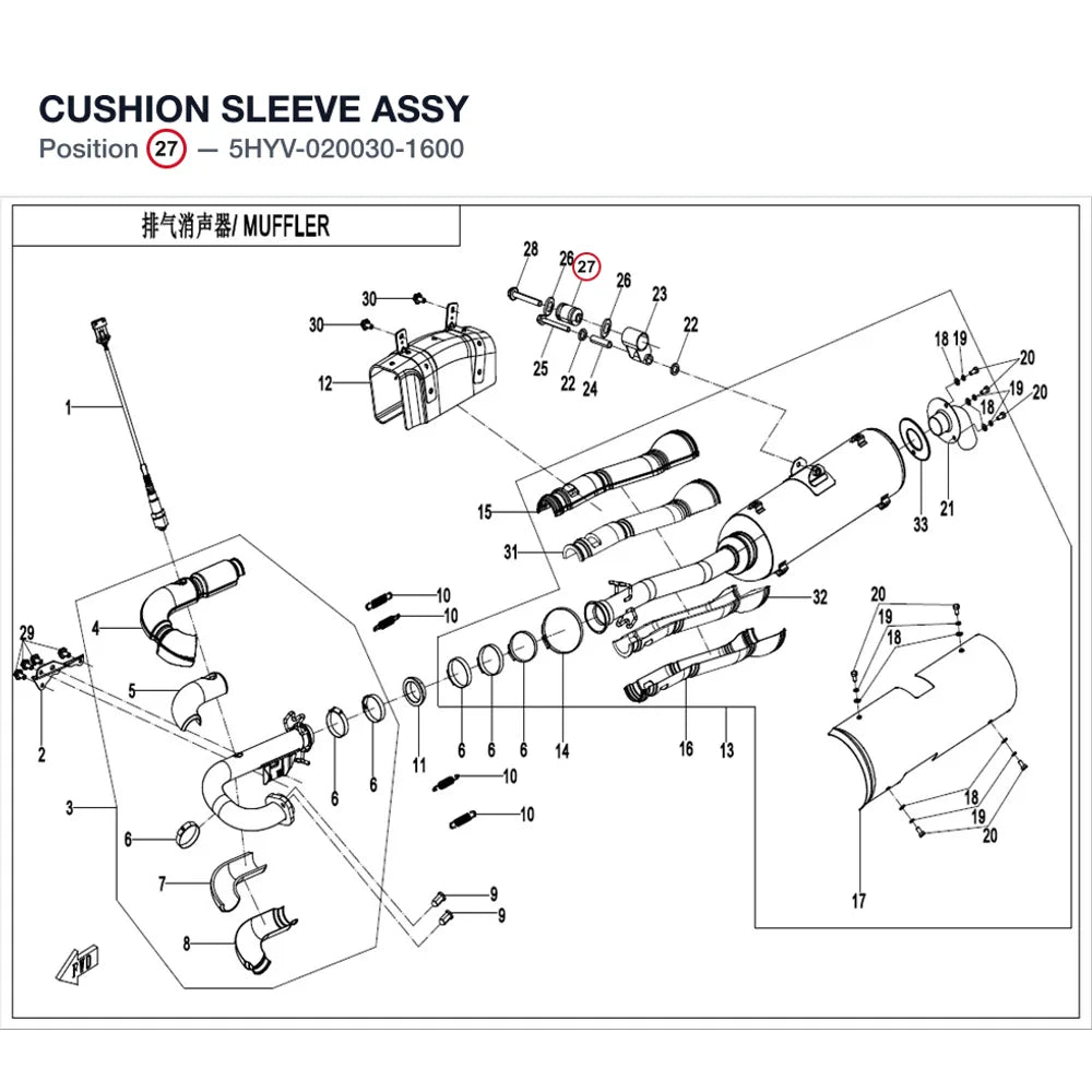 CUSHION SLEEVE ASSY product image