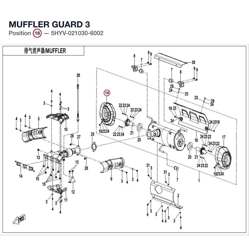 MUFFLER GUARD 3 product image