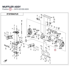 MUFFLER ASSY product image