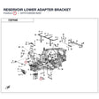 RESERVOIR LOWER ADAPTER BRACKET product image
