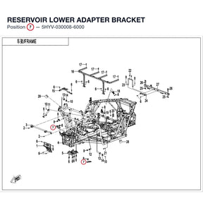 RESERVOIR LOWER ADAPTER BRACKET product image