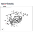 WINCH BRACKET ASSY product image
