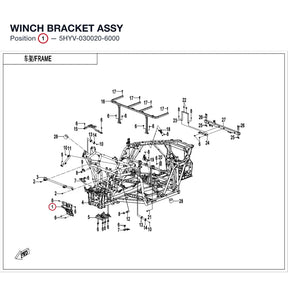 WINCH BRACKET ASSY product image